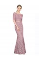 Sirène Épaule Dénudée Dentelle Longue Robes demoiselle d'honneur / Robes de bal Prix Réduit